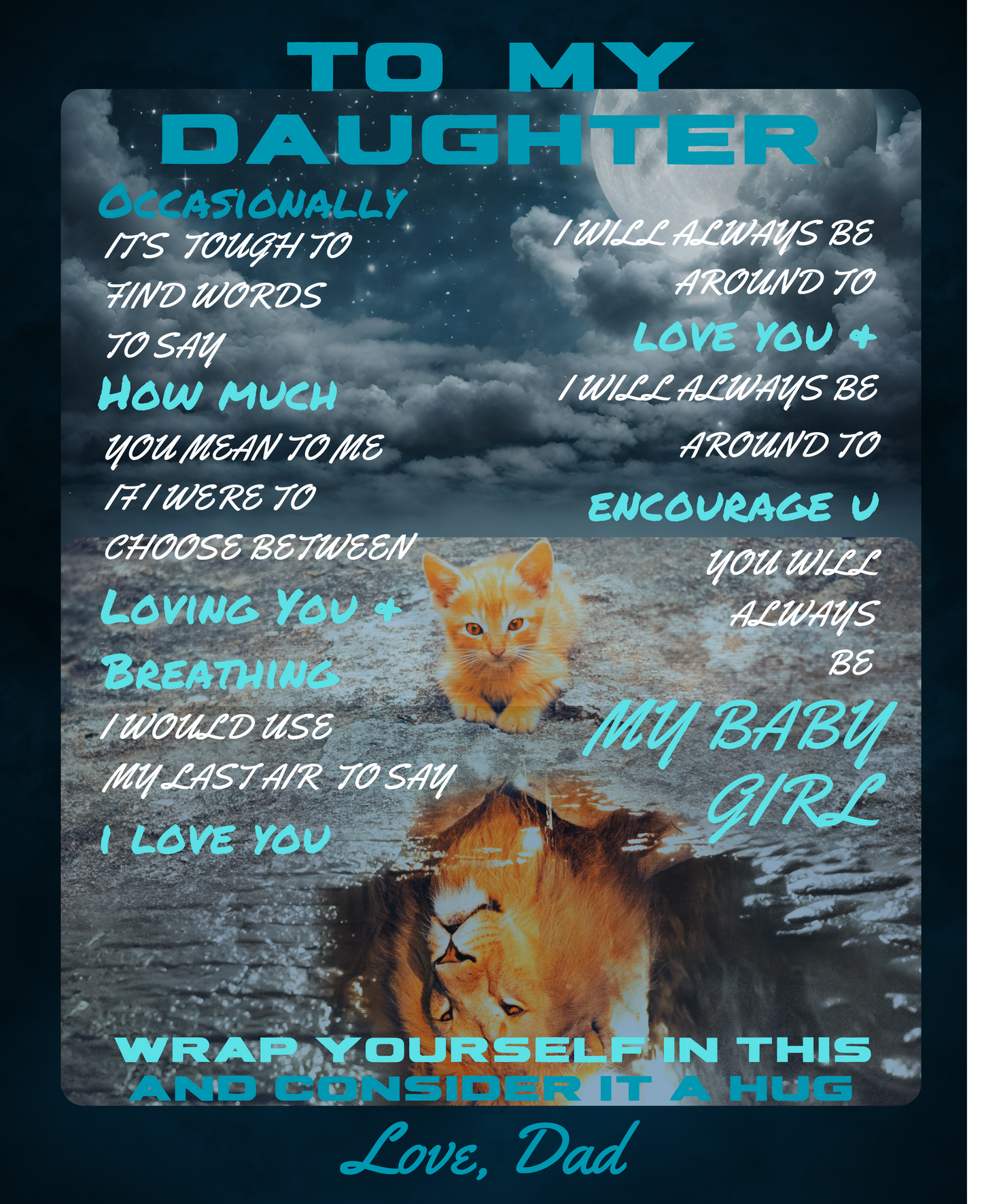 DaughterDadBlanket