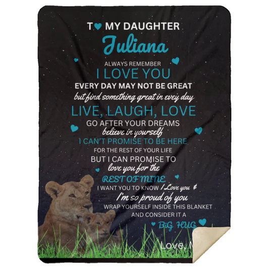 DaughterMomBlanket-Personalized